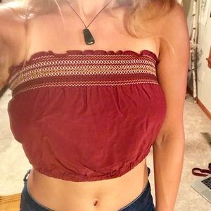 Ecote Urban Outfitters strapless bandeau